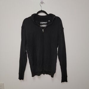 #251 BKE mens pullover quarter zip up sweater size XL